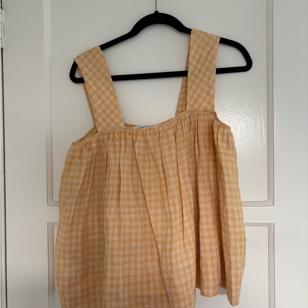 Something to Hold Tent Blouse Rhodes Yellow - Picture 3 of 6